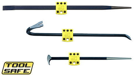 ToolSafe® Press Blocks on prybars.